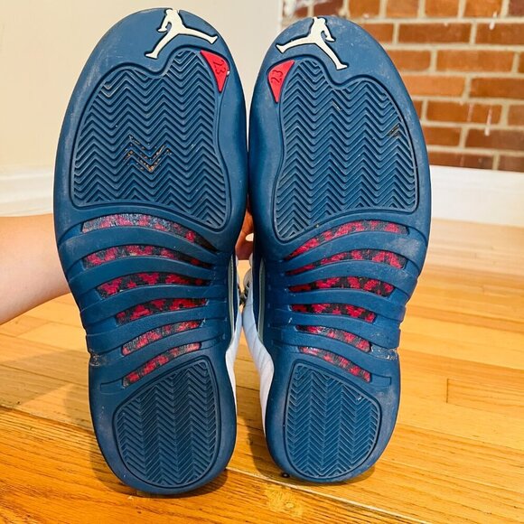 Jordan 12 Retro French Blue 2016 Size 9.5 130690 113 - Picture 11 of 14